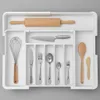 WELLHAUS – Organizzatori estraibili e regolabili per posate Anteprima dell’immagine prodotto 2
