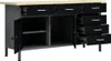 A workbench with drawers and cabinets. Produktbild-Vorschau