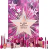 A makeup advent calendar with various makeup products displayed in front of it. Náhľad obrázku produktu
