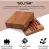 Solitär Gr. L mit roten Steckern – Solitaire – Denkspiel Produktbild-Vorschau 11