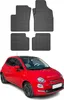 2007-2020 Fiat 500 500C dywaniki gumowe czarne 4 szt Podgląd zdjęcia produktu 1
