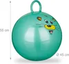 3x Hüpfball Kinder im Set, mit Griff, für drinnen & Produktbild-Vorschau 4