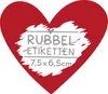 50 Rubbeletiketten zum Aufkleben Herz rot - Rubbelaufkleber Produktbild-Vorschau 1