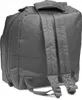 The back view of a black accordion bag. Náhled obrázku produktu