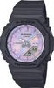 A close-up studio shot of a black Casio G-Shock watch with a purple and pink iridescent dial. Anteprima dell’immagine prodotto
