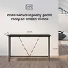 IvoQ Sidetables - sada 2 ks - čierna - úzke industriálne Náhľad obrázku produktu 2