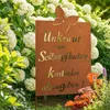 UNUS Deko Garten Gartenschild "Unkraut zum Selberpflücken" Produktbild-Vorschau 2