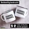 Huuraa Emaille Tasse Kuddelmuddel Schriftzug 300ml Vintage Produktbild-Vorschau 2