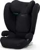 A black child car seat is shown against a white background. Náhľad obrázku produktu