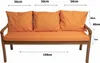 Cuscini per panchina da giardino| Seduta 150x60x7 + Anteprima dell’immagine prodotto 3