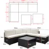 CASARIA® Gartenmöbel Lounge Set Wetterfest 5 Personen Produktbild-Vorschau 8