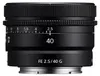 Sony FE 40 mm F2.5 G, objetivo zoom estándar, 9/9, 40 - 60 Vista previa de la imagen del producto 1