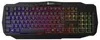 A top-down view of a black gaming keyboard with RGB backlighting. Náhled obrázku produktu