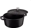Kela Calido, 3,8 l, Schwarz, Eisenguss, Emaille, 24 cm, 120 Produktbild-Vorschau 8