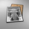 Gerahmtes Poster - Schwarzer Rahmen - Elefant Afrika Tier - Produktbild-Vorschau 3