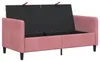 vidaXL Sofa mit Stauraum Rosa 152 x 78 x 87 cm Polyester Produktbild-Vorschau 4
