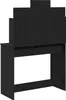 vidaXL Schminktisch Schwarz Eichen-Optik 96 x 39 x 142 cm Produktbild-Vorschau 5