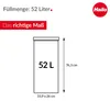 Hailo Corbeille Big-Box Swing taille XL 52 L argent Voir les images du produit 38