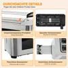 Tostapane, acciaio inossidabile, display LCD touchscreen, Anteprima dell’immagine prodotto 4
