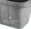 Geländerkasten 60 Rattan Geflecht Optik Balkonkasten für Produktbild-Vorschau 4