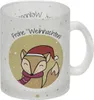 Frohe Weihnachten Glas Tasse mit süßem Fuchs Produktbild-Vorschau 1