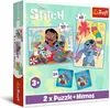 Trefl Puzzle 2in1 + Memo Giorno delle Nozze Lilo & Stitch Anteprima dell’immagine prodotto 4