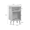 A diagram showing the dimensions of a nightstand. Produktbild-Vorschau