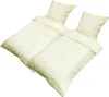 4 tlg Uni Bettwäsche 135x200 Beige Einfarbig Renforce Produktbild-Vorschau 4