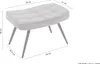 A diagram showing the dimensions of a stool. Produktbild-Vorschau