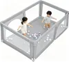 Laufstall Baby Laufgitter 180x120cm Rutschfester Produktbild-Vorschau 1