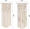 2 Pcs Makramee Wandbehang Boho Deko Chic Gewebte Produktbild-Vorschau 6