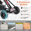 COSTWAY motokára s nastavitelným sedadlem, ruční brzda, Náhled obrázku produktu 5