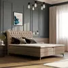 Boxspringbett MEBY 120x200 cm - Doppelbett mit Kopfteil und Produktbild-Vorschau 1