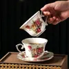 Englische Vintage-Porzellantasse mit Rosenmuster und Produktbild-Vorschau 5