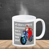 Weihnachten Biker Kaffeebecher mit Weihnachtsmann auf Produktbild-Vorschau 3