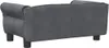 vidaXL Hundebett Dunkelgrau 70x45x30 cm Samt Produktbild-Vorschau 5