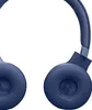 A close-up view of a pair of blue on-ear headphones against a white background. Anteprima dell’immagine prodotto