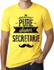 Herren Grafik T-Shirt 100% Pure Super Secretarie Produktbild-Vorschau 1