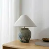 Lucande Tischleuchte Thalorin, Höhe 46 cm, grau, Keramik Produktbild-Vorschau 3