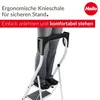 A person using a step stool with a knee support. Podgląd zdjęcia produktu
