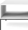 NOVA Couchtisch mit Schublade, Goldgriff, Weiß, Metallbeine Produktbild-Vorschau 6