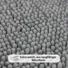 WohnDirect Tapis de bain PARIS Gris 45x45cm Voir les images du produit 5