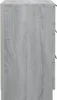 vidaXL Nachttisch Grau Sonoma 40x36x65 cm Produktbild-Vorschau 6