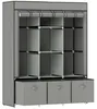 Armoire à vêtements 3 tiroirs, 5 étagères, armoire pliante Voir les images du produit 11