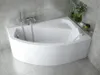 Badewanne - Asymetrisch RIMA  130X85 cm RECHTS mit Schürze, Produktbild-Vorschau 2