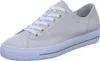 A single cream-colored sneaker with white laces and gold eyelets is shown from a side angle against a white background. Produktbild-Vorschau
