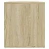 vidaXL Étagère d'angle Chêne Sonoma 160x40x45 cm Matériau Voir les images du produit 12