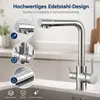 3-Wege Wasserhahn mit Filter, 360° drehbare Küchenarmatur, Produktbild-Vorschau 3