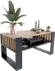 MATKAM Couchtisch IGA H50 x B100 x T53,6 cm, mit Lamellen Produktbild-Vorschau 1