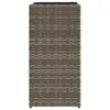 vidaXL Fioriera grigia 30x30x60 cm Poly Rattan Anteprima dell’immagine prodotto 5